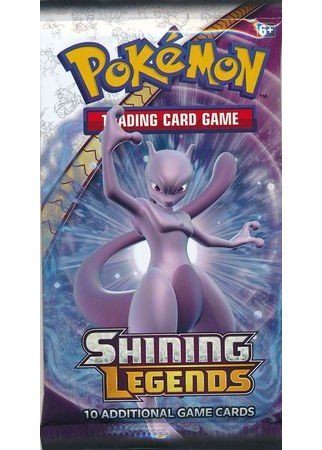 Booster Pack - S&M Shining Legends - Pokemonkort på Pokemons.dk