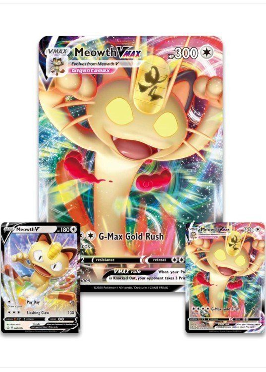 Meowth VMAX Special Collection box. - Pokemonkort på Pokemons.dk