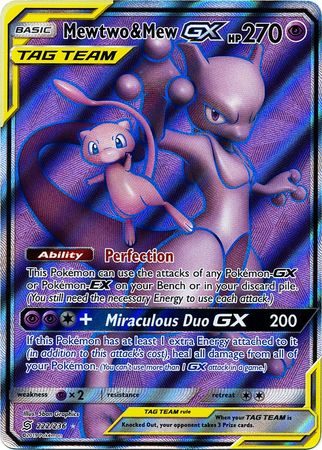 Mewtwo & Mew GX - 222/236 - Pokemon enkeltkort på Pokemons.dk