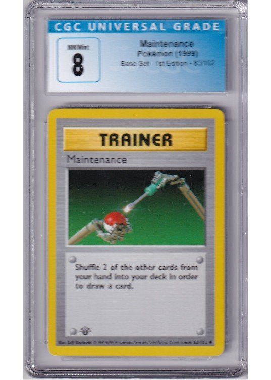 Maintenance CGC 8 - Gradede pokemon kort p Pokemons.dk
