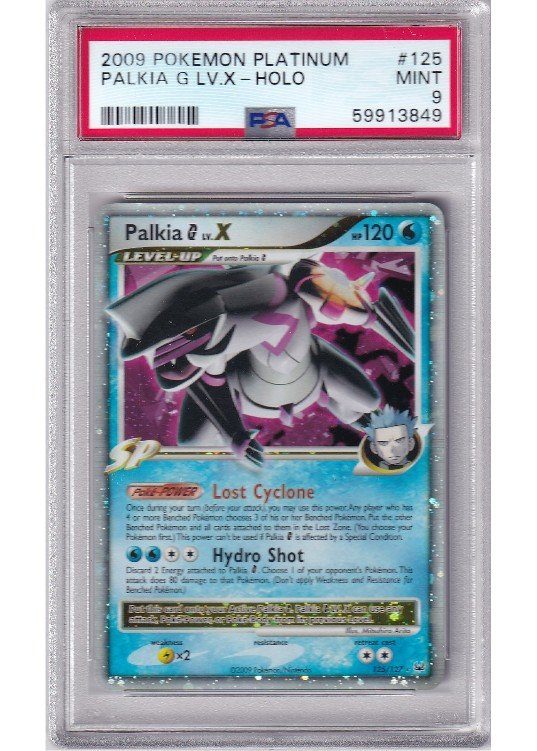 パルキアg lv.x psa9 Palkia G LV.X PSA 9 - Gradede pokemon kort på Pokemons.dk