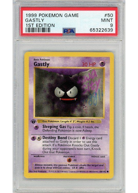 Gastly PSA 9 - Gradede pokemon kort p Pokemons.dk