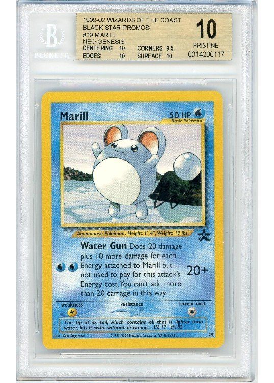 Marill BGS 10 - Gold - Gradede pokemon kort p Pokemons.dk Marill BGS 10 - Gold - Gradede pokemon kort p Pokemons.dk