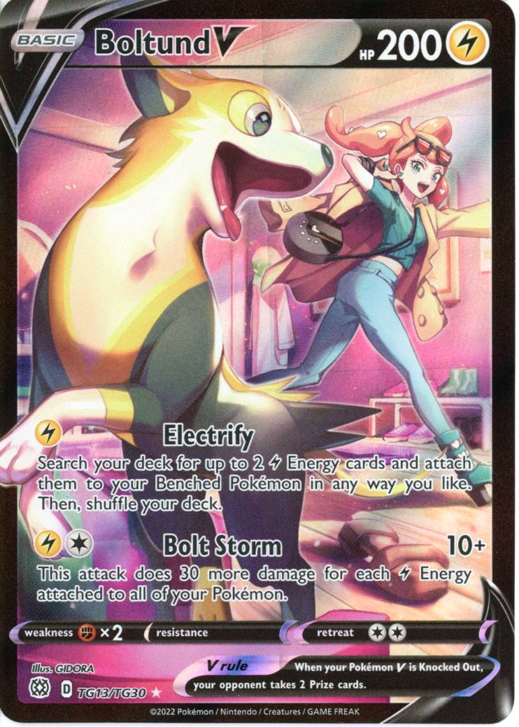 Pokemon - Carta Boltund V - SWSH085 - Shining Fates - Promo Black Star - Full Art Collection - 3