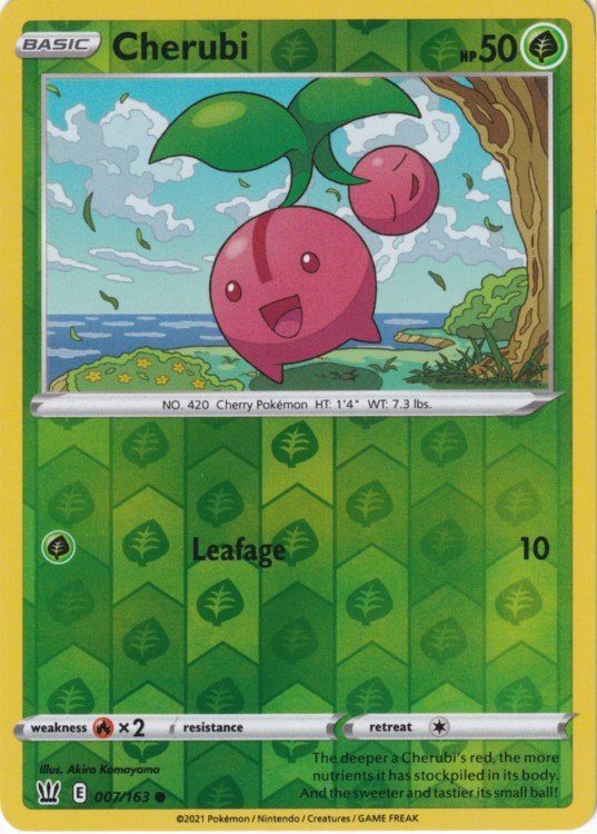 Cherub 007/163 - 2021 Pokémon TCG- Battle Styles Common | eBay