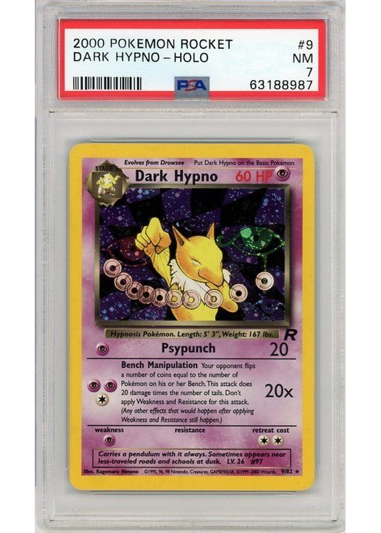 dark hypno pokemon card Pokemon Team Rocket Rare Card