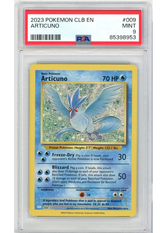 Articuno PSA 9 - Gradede pokemon kort p Pokemons.dk
