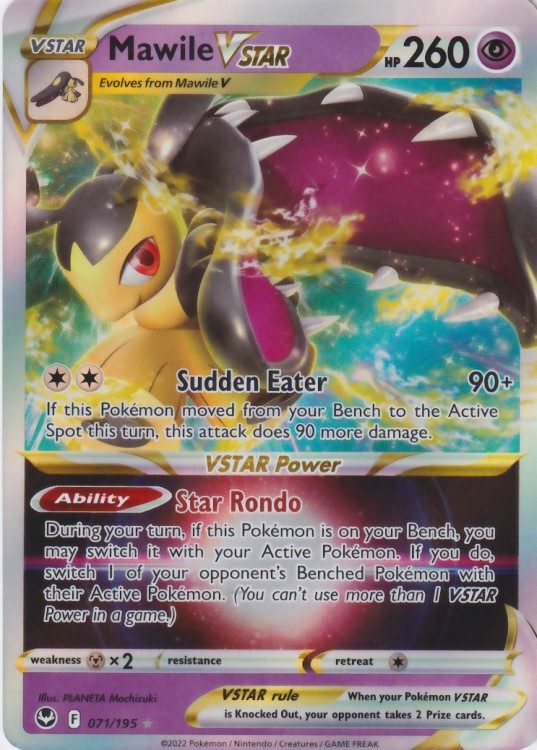 Coffret Mystibule VSTAR 71/195 – Épée Et Bouclier 12 Tempête Argentée – 10 Cartes Pokémon Françaises