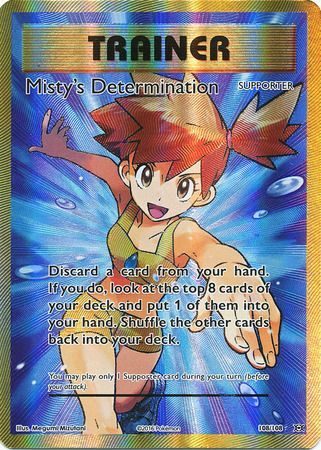 Misty's Determination 80/108 Trainer | XY Evolutions | Pokemon Card