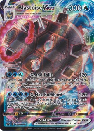 Blastoise VMAX - SWSH103 - SWSH103 - Pokemon promokort p Pokemons.dk