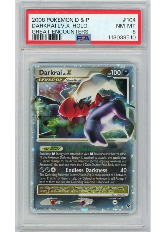 Darkrai LV. X PSA 8 - Gradede pokemon kort på Pokemons.dk